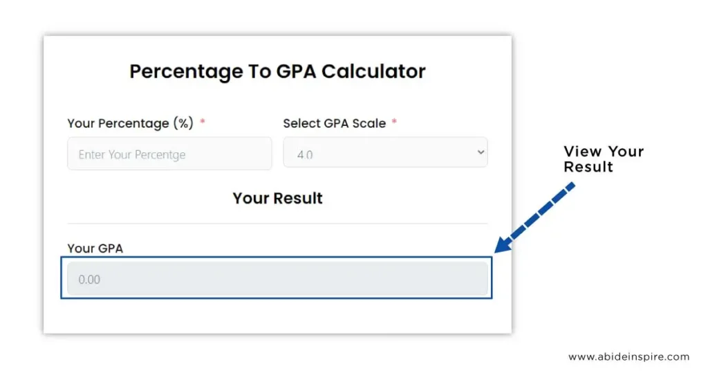 View Your Result